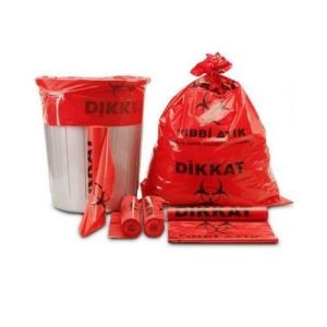 Tıbbi Atık Poşeti Büyük Boy 72x95cm 600 gr - Tıbbi Çöp Torbası