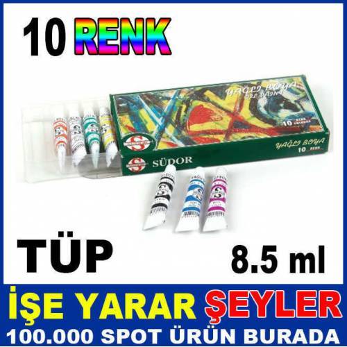 SÜDOR 10'lu NON-TOXIC PET ŞİŞE AKRİLİK BOYA SET