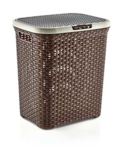 HASIR GÖRÜNÜMLÜ 50 LT CM KİRLİ ÇAMAŞIR SEPETİ