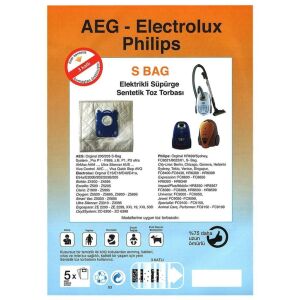 abnturk Özel Üretim 5 Adet Z5900-Z5995-Z5000-Z5695 Süpürge Toz Torbası %100 Toz Korumalı 3 Kat Elyaf