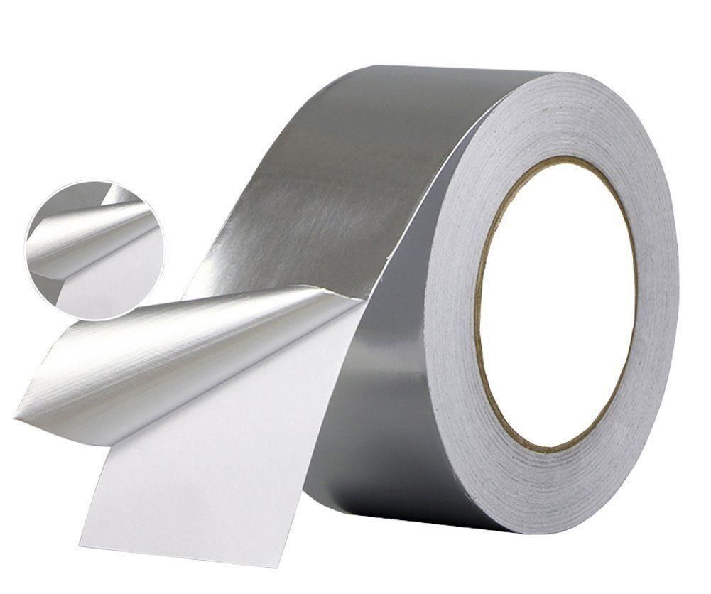 40mm Alüminyum Folyo Bant 5 metre Boy Sızdırmaz Güçlü Yapıştırıcı Profesyonel Çok Amaçlı Kullanım