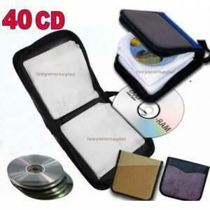 40 CD Kapasiteli pu deri Blu-ray vcd dvd çantası