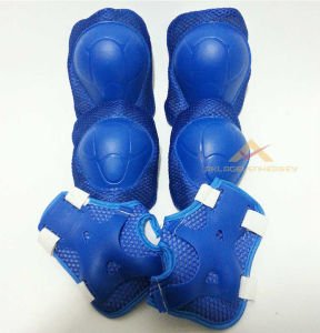 PATEN-KAYKAY DİZ BİLEK DİRSEK KORUMA SETİ MAVİ
