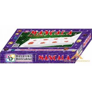 2 Kişilik Mancala Türk Zeka Strateji Masa Oyunu