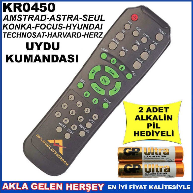 HERZ-SEUL UYDU CİHAZI Receiver KUMANDASI KR0450