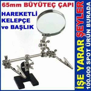 ÇOK YÖNLÜ FULL METAL TAMİRCİ BÜYÜTEÇ STANDI KD-3