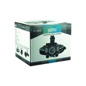 PANTHER PT-5886 USB ŞARJLI KAFA LAMBASI