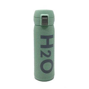 İçi Cam Dışı Başak Tozundan Üretilmiş Sağlıklı Cam Matara 400 ml Doğa Dostu Kilitli Su Matarası