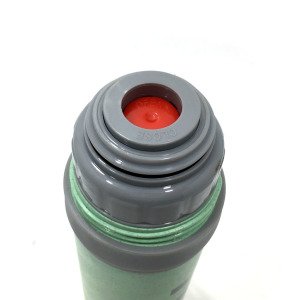 İçi Cam Dışı Başak Tozundan Üretilmiş Askılı Cam Matara 400 ml Doğa Dostu Kilitli Su Matarası