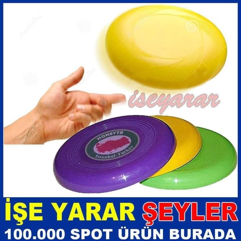 Fırlatınca uçan disk frizby 2 kişilik açık hava oyunu frizbi spor