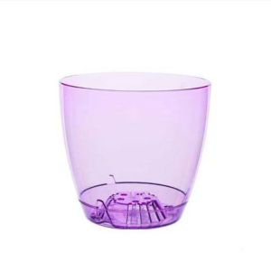 3 Adet Şeffaf Orkide Saksısı 1,5 Litre Ekonomik Bitki Saksısı
