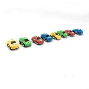 8 Adet Sevimli Mini Oyuncak Araba Cartoon Car