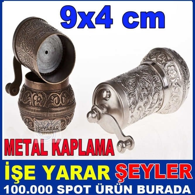 METAL ANTİK MODEL KARABİBER ÖĞÜTÜCÜ EL DEĞİRMENİ