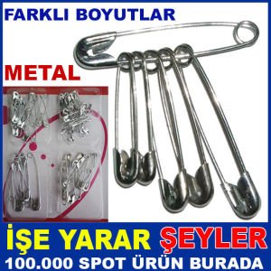GÜMÜŞ RENGİNDE METAL FARKLI BOY ÇENGELLİ İĞNE-3