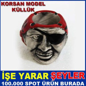 DEKORATİF KORSAN MODEL SERAMİK KÜLLÜK