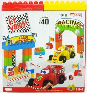 Kargo Dahil DEDE EĞİTİCİ OYUNCAK F1 YARIŞI 40 PARÇA LEGO SETİ