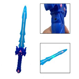 Pille Çalışan Sesli ve Işıklı Oyuncak Kılıç Savaş Oyuncakları 52 cm