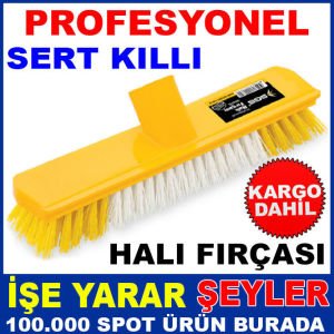 PROFESYONEL PLASTİK SERT KILLI HALI FIRÇASI KD