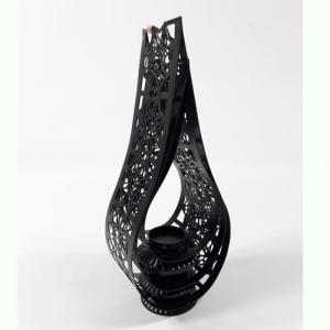 Ferforje 3 lü Şamdan Seti Tea Light Damla Model Mumluklar