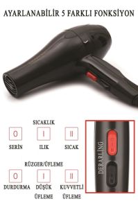 Turbo 5600 Profesyonel Saç Kurutma Ve Fön Makinesi,Kuaför Tipi