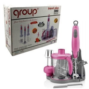 Group GR2600 Paslanmaz Çelik Bıçaklı Doğrayıcı Blender Seti Rondo