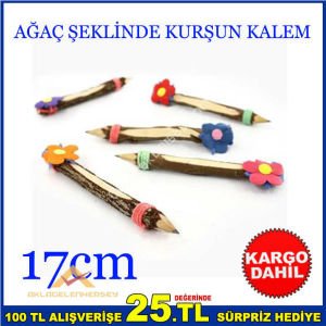 AĞAÇ ŞEKLİNDE TASARLANMIŞ GERÇEK KURŞUN KALEM-3