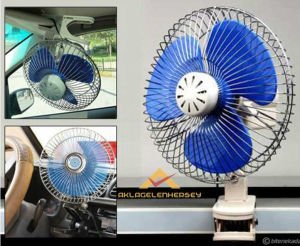 12VDC-6 KOKULU SERİNLETİCİ OTO VANTİLATÖRÜ