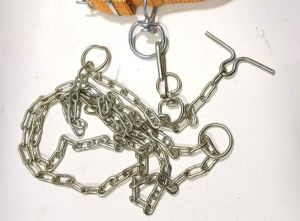 2 metre Çift Halkalı Tasma Zinciri Büyük Baş Hayvanlar Kurt Kangal tarz Büyük Köpeklere Süper Sağlam