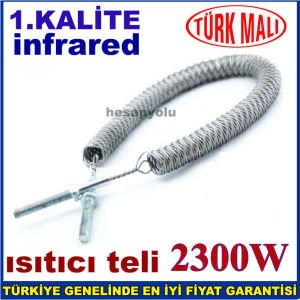 Ufo tipi infrared sobalar için resistans teli 2300W mükemmel ısıtıcı özellikli orjinal ufo soba teli