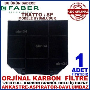 FABER TRATTO \ SP ANKASTRE DAVLUMBAZ ASPİRATÖR KARBON FİLTRESİ-1013
