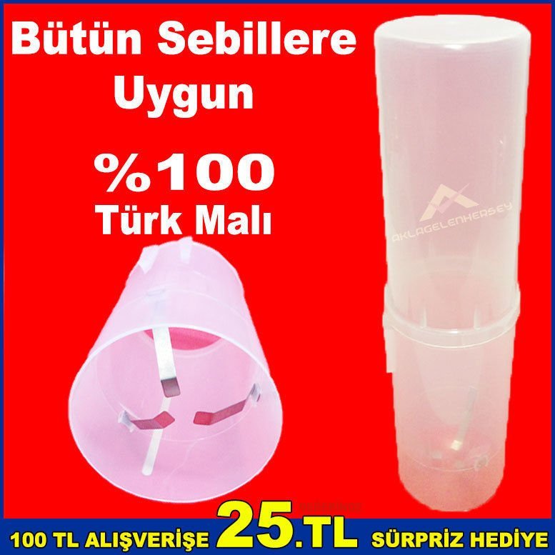 Plastik,Karton Bardaklara Uyumlu Sebil Bardaklığı Cup Dispenser