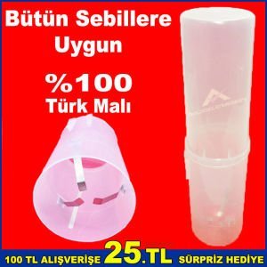 Plastik,Karton Bardaklara Uyumlu Sebil Bardaklığı Cup Dispenser