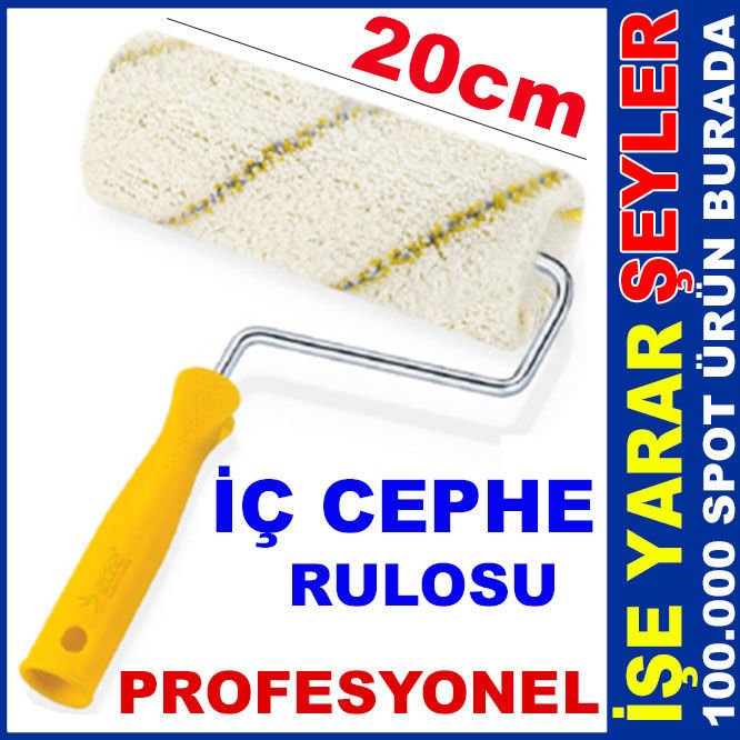 ERGONOMİK SAPLI 20cm PROFESYONEL İÇ CEPHE RULOSU