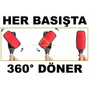 DÖNER BAŞLIKLI SİHİRLİ KADİFE YÜZEY ELBİSE KOLTUK TÜY ve TOZ TEMİZLEYİCİ,pratik kıl-tüğ temizleyici