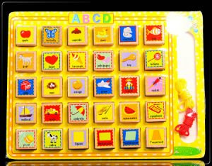Letter Strings Music Knowledge Map 33 Parça Ahşaptan Oluşan Renkli Görsel Algıyı Geliştiren Eğitici Oyuncak