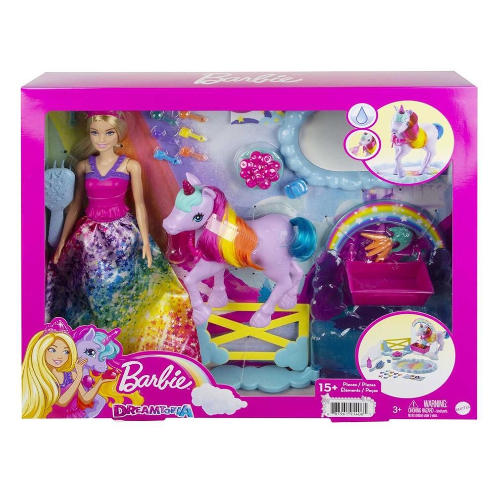 GTG01 BARBİE DREAMTOPİA BEBEK VE TEK BOYNUZLU AT