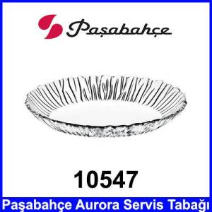 Paşabahçe 10547 Aurora Servis Tabağı Kaliteli Cam Ürün Şık Tasarm