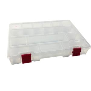 11'' Çok Amaçlı 13 Bölmeli Organizerli Şeffaf Kutu 28x20x4 cm