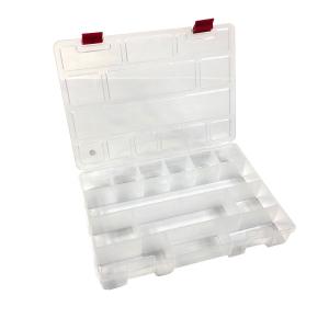 11'' Çok Amaçlı 13 Bölmeli Organizerli Şeffaf Kutu 28x20x4 cm