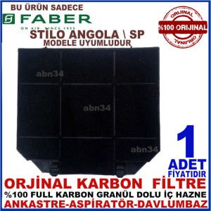 FABER STİLO ANGOLA \ SP ANKASTRE DAVLUMBAZ ASPİRATÖR KARBON FİLTRESİ-1013