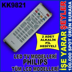 PHILIPS LCD LED TV ORJİNAL TV KUMANDASI RM-D631