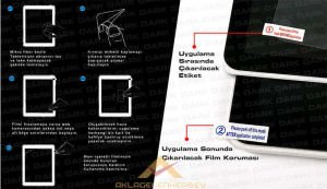 9 İNÇ TABLETLER İÇİN PARMAK İZİ YAPMAYAN KALİTELİ EKRAN KORUYUCU JELATİN FİLM
