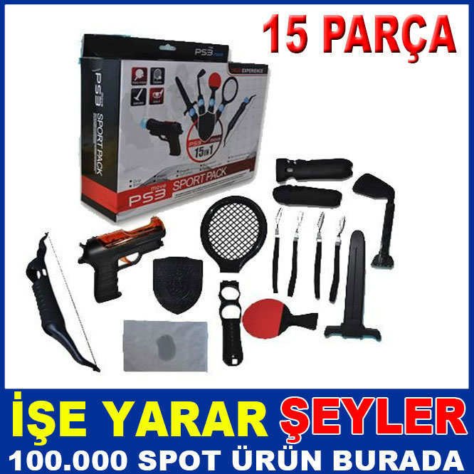 PS-520 PLAYSTATİON 3  PS3 15 in 1 SPOR SETİ