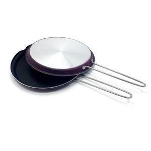 Teflon Kaplama İkiz Balık Tavası 27 cm 2li Pratik Kızartma Tavası