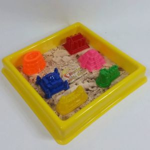 Heroes Kinetic Sand Kum Havuzu Ve Kum Kalıpları Tam Set 6 Parça Rengarenk Oyun Kalıpları