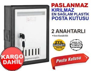 PASLANMAZ SAĞLAM 2 YIL GARANTİLİ POSTA KUTUSU