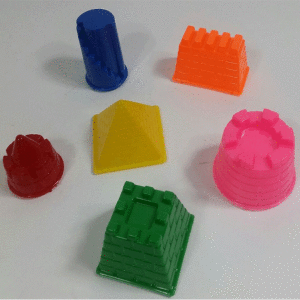 Heroes Kinetic Sand Kum Havuzu Ve Kum Kalıpları Tam Set 6 Parça Rengarenk Oyun Kalıpları