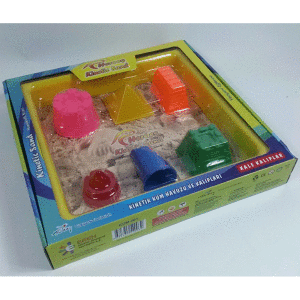 Heroes Kinetic Sand Kum Havuzu Ve Kum Kalıpları Tam Set 6 Parça Rengarenk Oyun Kalıpları