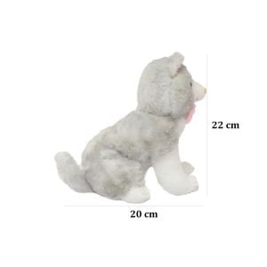 Miyavlayan Sesli Kedi Peluş Oyuncak 22 cm