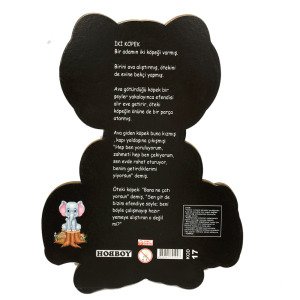 15 Parça Sevimli Fil Desenli ve Hikayeli Ahşap Çocuk Puzzle